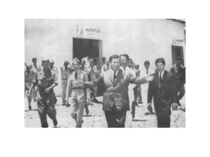 Sihanouk's tour in the South of the country early 60s